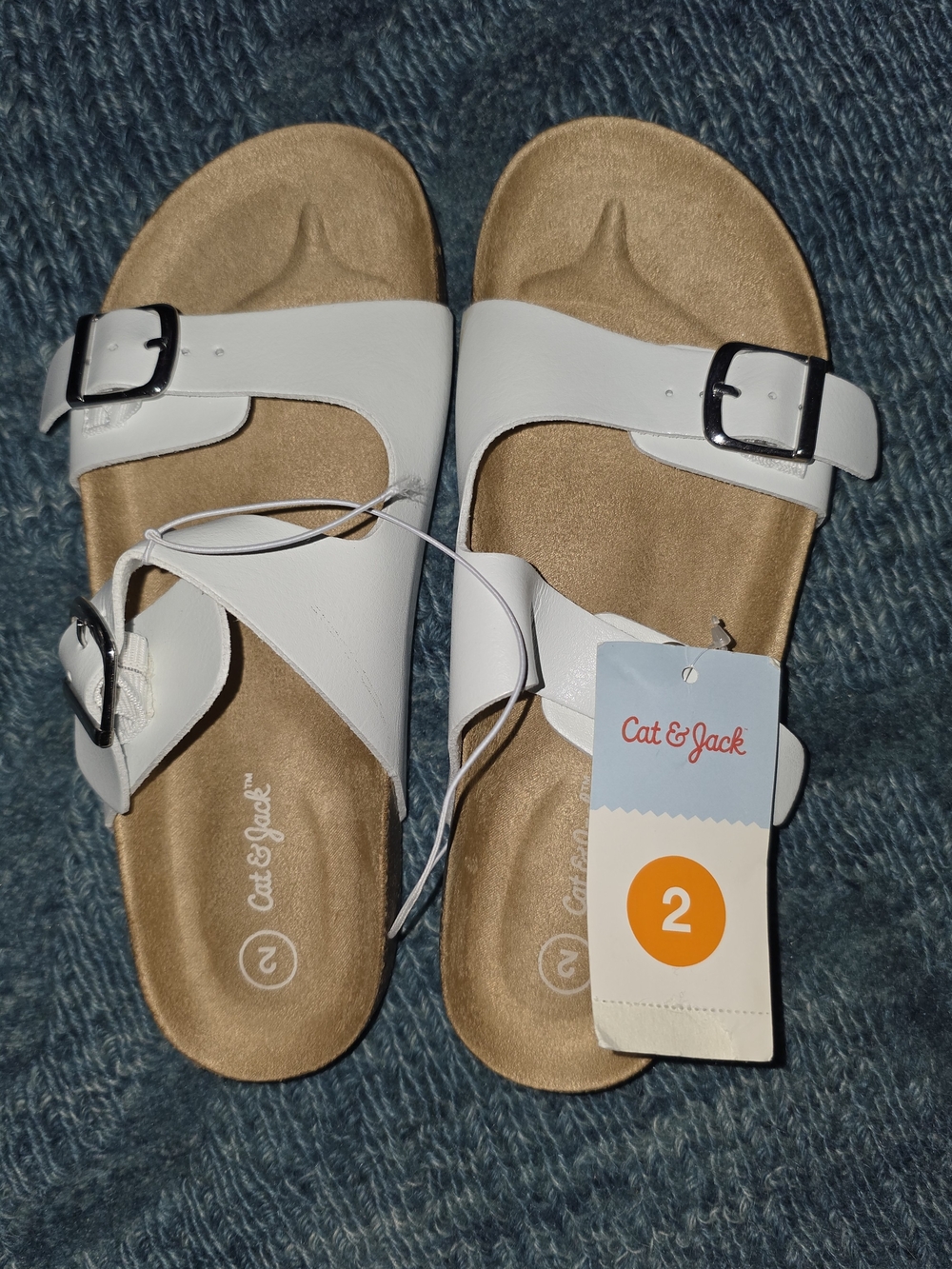 Cat & Jack Slide Summer Non-slip Cork Slippers